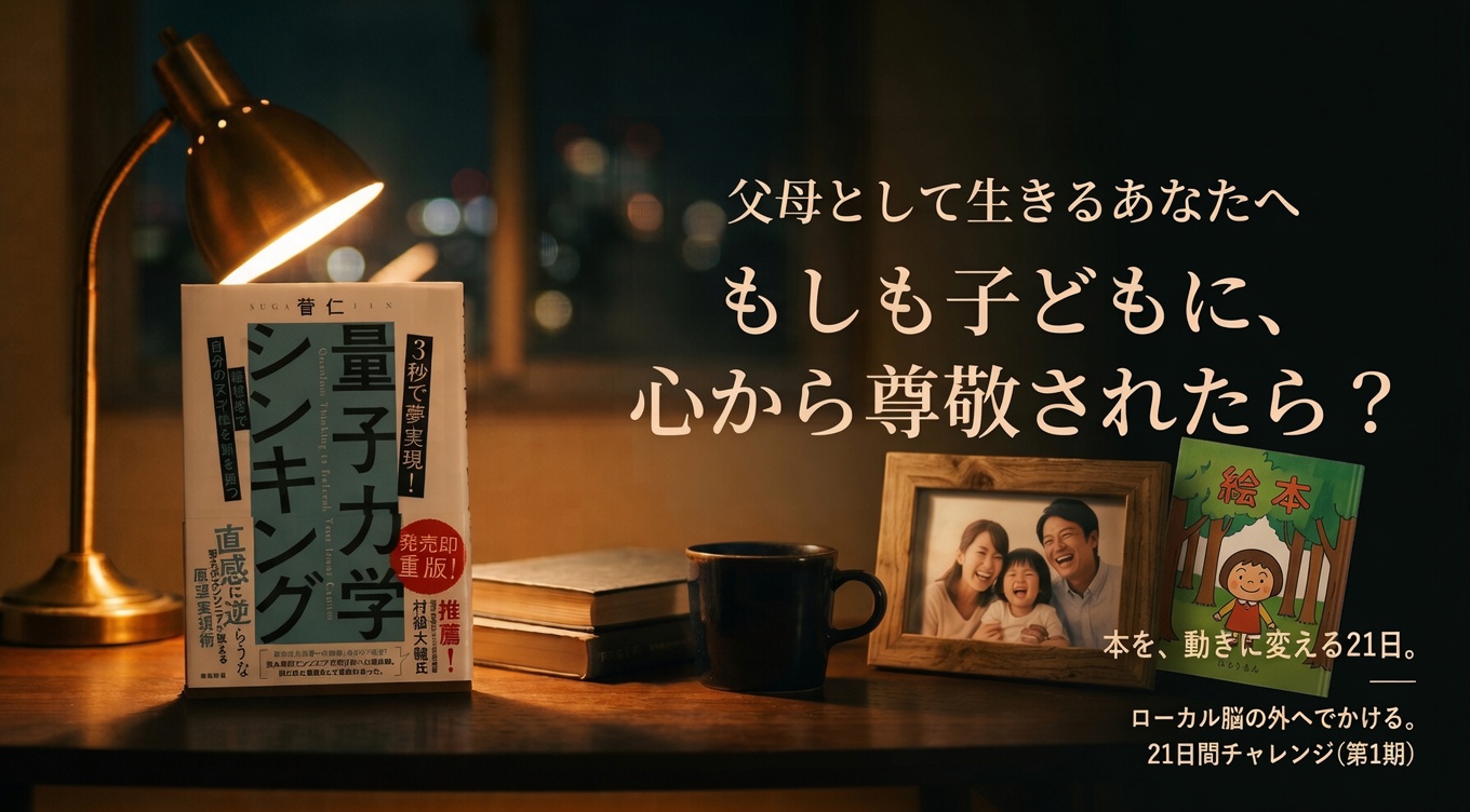 本、買ったまま、読んだままになってませんか？ ローカル脳の外へでかける。21日間チャレンジ（第0期）